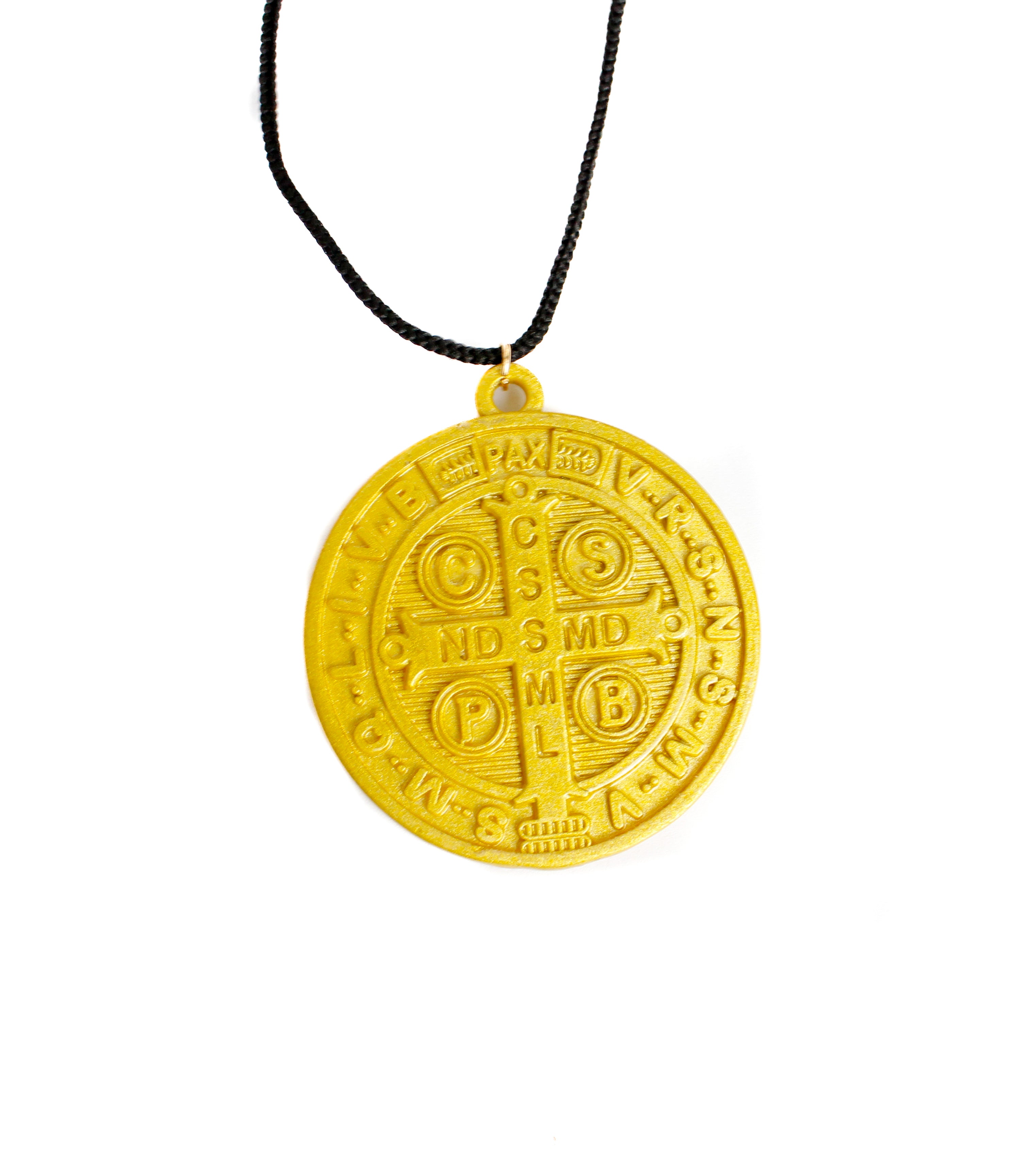 Medalha de São Bento de resina 3D Medalha de São Bento de resina 3D